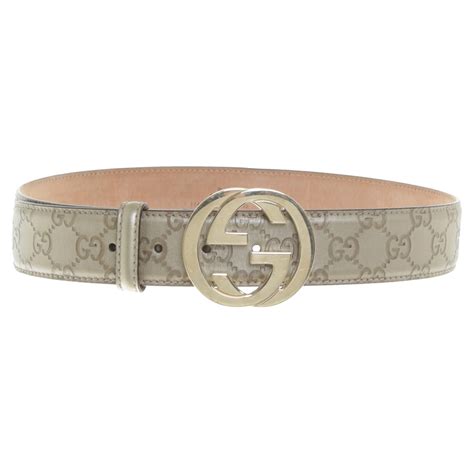 gucci leather belt second hand